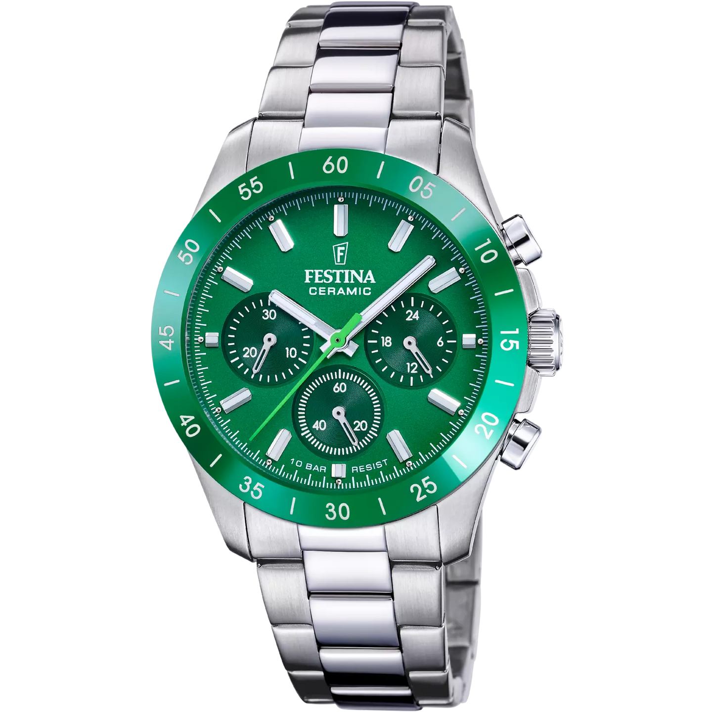 RELOJ ANÁLOGO PARA MUJER FESTINA CERAMIC F20693/5 - PLATEADO