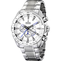 Cargar imagen en el visor de la galería, RELOJ EN CUERO PARA HOMBRE FESTINA CHRONO SPORT F16488/1 - PLATEADO
