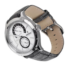 Cargar imagen en el visor de la galería, RELOJ EN CUERO PARA HOMBRE FESTINA RETRO F16573/2 - GRIS
