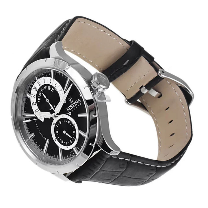 RELOJ EN CUERO PARA HOMBRE FESTINA RETRO F16573/3 - NEGRO