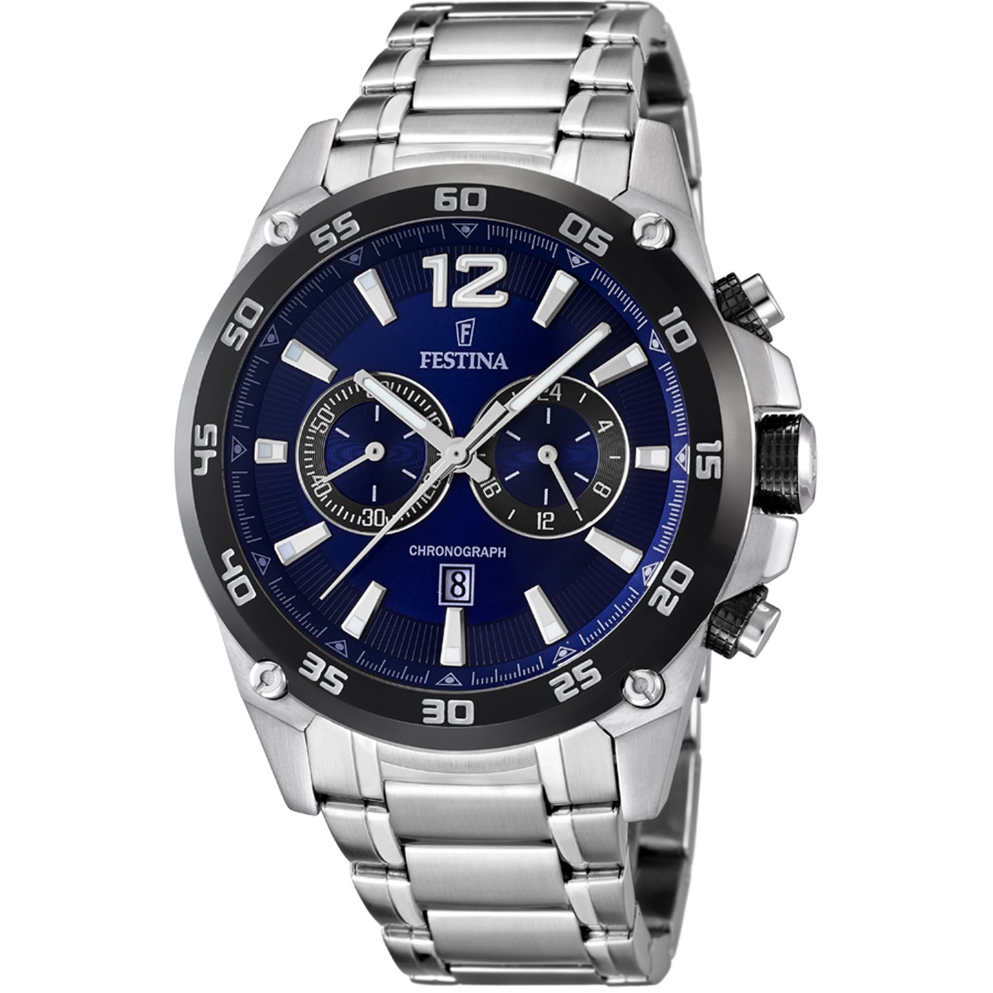 RELOJ ELEGANTE PARA HOMBRE FESTINA TIMELESS CHRONO F16680/2 - PLATEADO