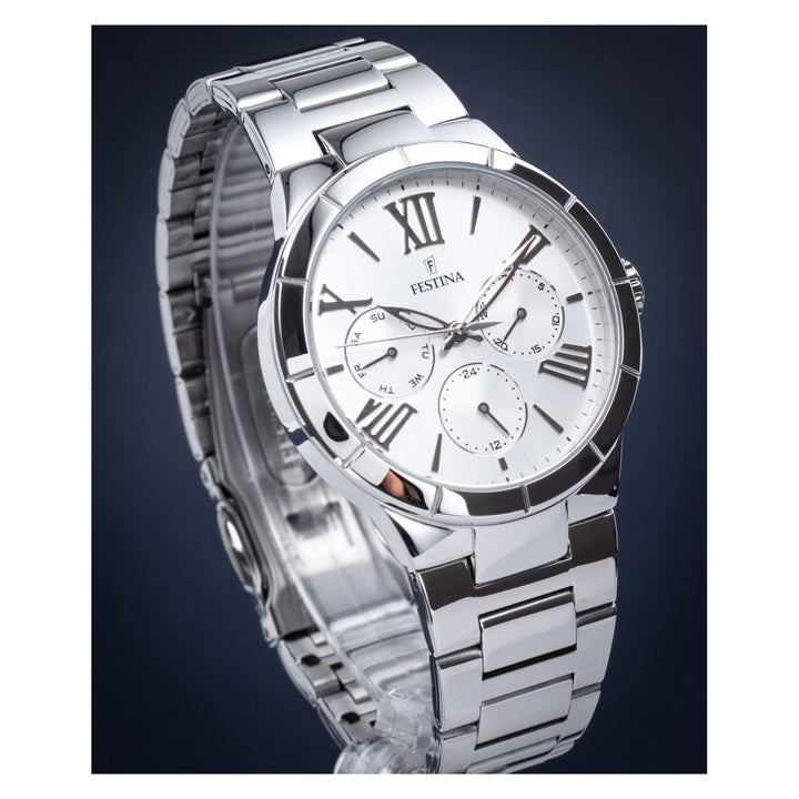 RELOJ CLASICO PARA MUJER FESTINA BOYFRIEND F16716/1 - PLATEADO