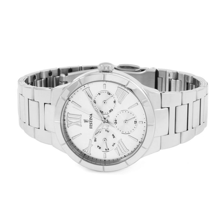 RELOJ CLASICO PARA MUJER FESTINA BOYFRIEND F16716/1 - PLATEADO