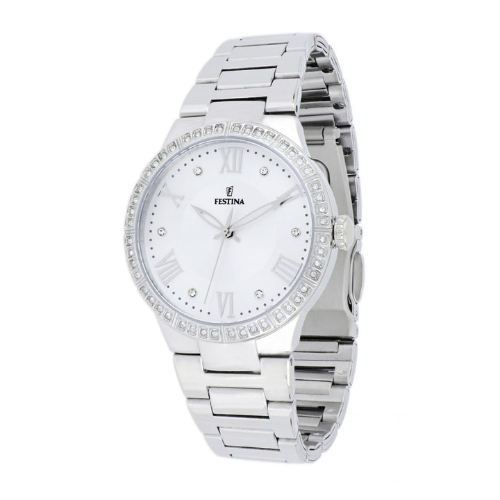 RELOJ CON DIAMANTES PARA MUJER FESTINA BOYFRIEND F16719/1 - PLATEADO