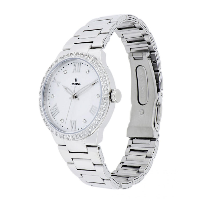 RELOJ CON DIAMANTES PARA MUJER FESTINA BOYFRIEND F16719/1 - PLATEADO