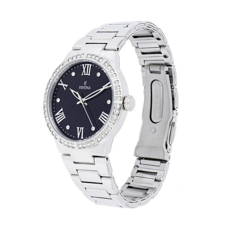 RELOJ CON DIAMANTES PARA MUJER FESTINA BOYFRIEND F16719/2 - PLATEADO