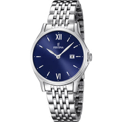 Cargar imagen en el visor de la galería, RELOJ CLASICO PARA MUJER FESTINA CLASSIC METAL F16748/3 - PLATEADO
