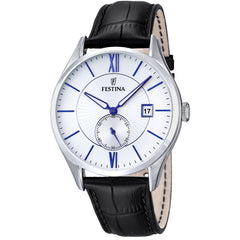 Cargar imagen en el visor de la galería, RELOJ EN CUERO PARA HOMBRE FESTINA RETRO F16872/1 - NEGRO
