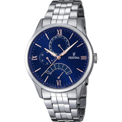 Cargar imagen en el visor de la galería, RELOJ ELEGANTE PARA HOMBRE FESTINA RETRO F16822/3 - PLATEADO
