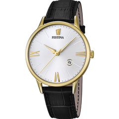 Cargar imagen en el visor de la galería, RELOJ EN CUERO PARA HOMBRE FESTINA CLASSIC LEATHER F16825/1 - NEGRO

