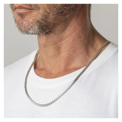 Cargar imagen en el visor de la galería, COLLAR LOTUS STYLE MEN IN BLACK LS1682-1/3 ACERO, HOMBRE
