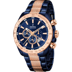 Cargar imagen en el visor de la galería, RELOJ ELEGANTE PARA HOMBRE FESTINA PRESTIGE F16886/1 - AZUL
