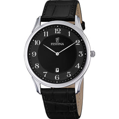 Cargar imagen en el visor de la galería, RELOJ EN CUERO PARA HOMBRE FESTINA CLASSIC LEATHER F6851/4 - NEGRO
