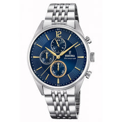 Cargar imagen en el visor de la galería, RELOJ ELEGANTE PARA HOMBRE FESTINA TIMELESS CHRONO F20285/3 - PLATEADO
