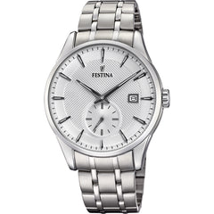 Cargar imagen en el visor de la galería, RELOJ CLASICO PARA HOMBRE FESTINA RETRO F20276/1 - PLATEADO
