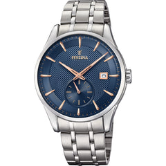 Cargar imagen en el visor de la galería, RELOJ CLASICO PARA HOMBRE FESTINA RETRO F20276/2 - PLATEADO
