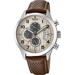 Cargar imagen en el visor de la galería, RELOJ EN CUERO PARA HOMBRE FESTINA TIMELESS CHRONO F20271/2 - MARRÓN

