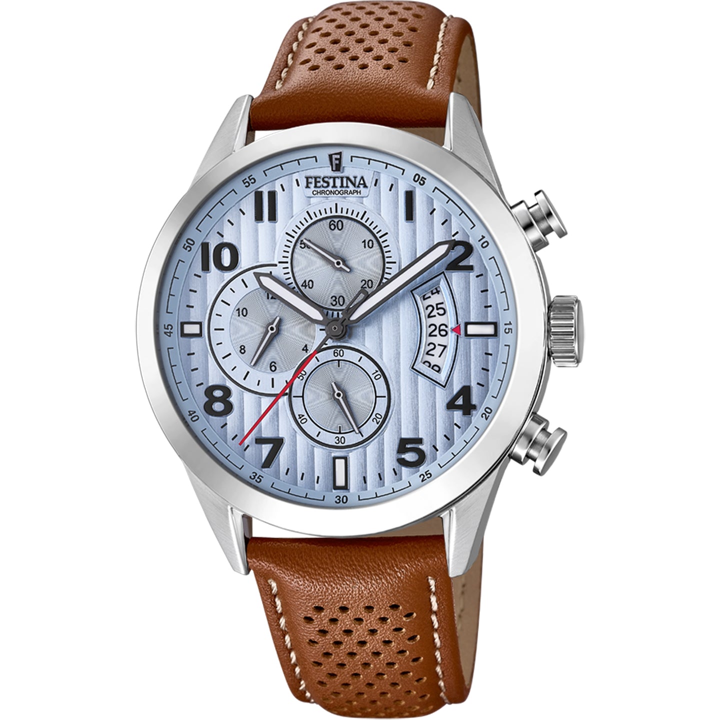 RELOJ EN CUERO PARA HOMBRE FESTINA TIMELESS CHRONO F20271/4 - MARRÓN