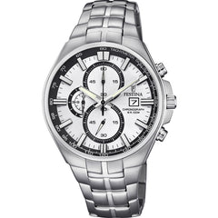 Cargar imagen en el visor de la galería, RELOJ CASUAL PARA HOMBRE FESTINA TIMELESS CHRONO F6862/1 - PLATEADO

