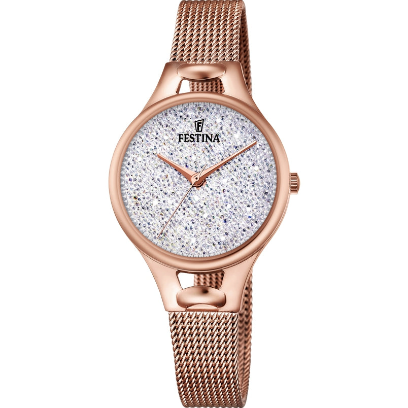 RELOJ DELICADO PARA MUJER FESTINA MADEMOISELLE F20333/1 - ORO ROSA