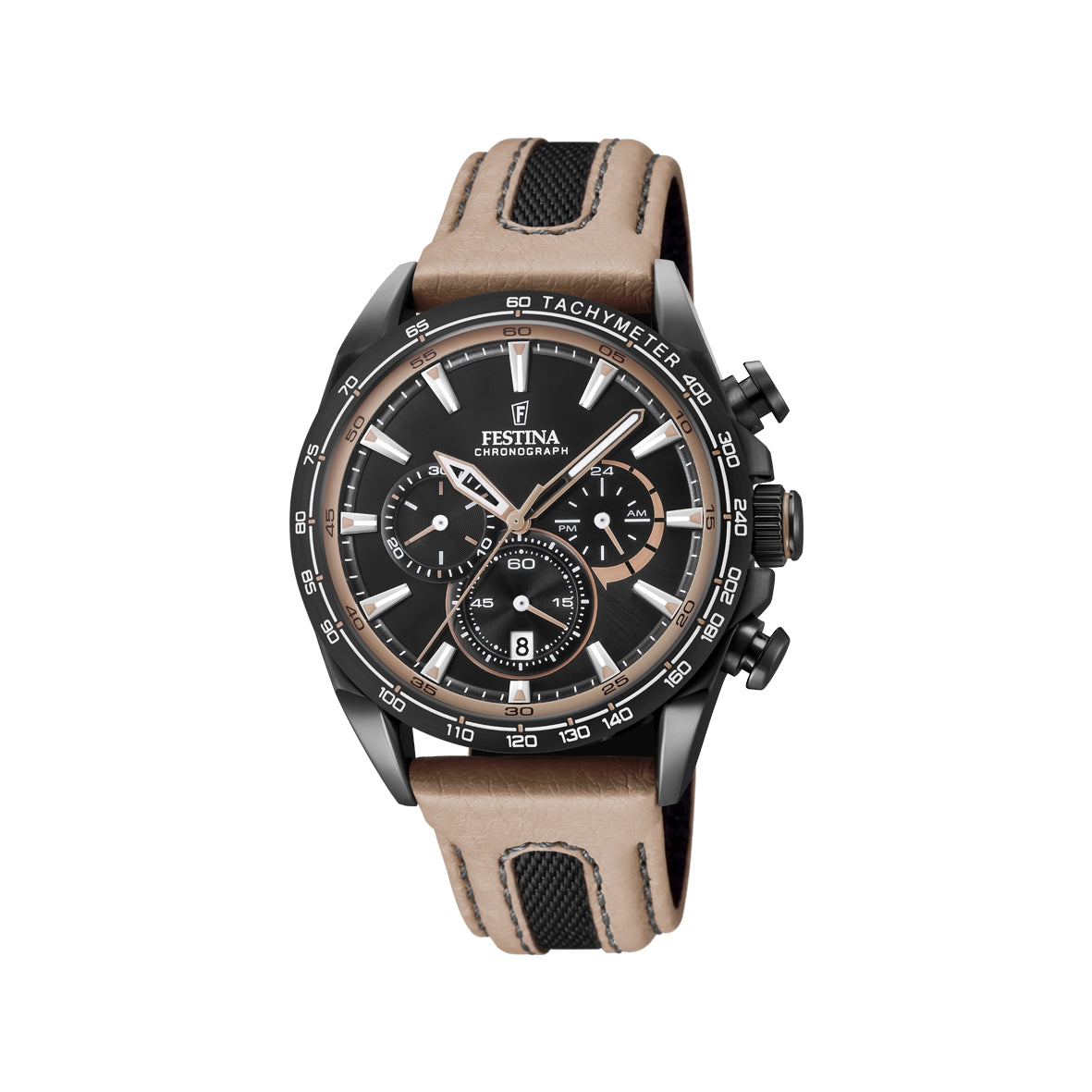 RELOJ EN CUERO PARA HOMBRE FESTINA THE ORIGINALS F20351/1 - MARRÓN