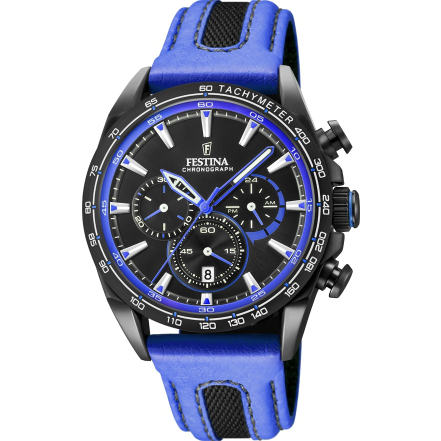 RELOJ EN CUERO PARA HOMBRE FESTINA THE ORIGINALS F20351/2 - AZUL