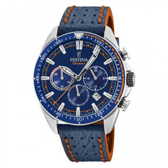 Cargar imagen en el visor de la galería, RELOJ EN CUERO PARA HOMBRE FESTINA THE ORIGINALS F20377/2 - AZUL
