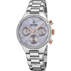 Cargar imagen en el visor de la galería, RELOJ CLASICO PARA MUJER FESTINA BOYFRIEND F20401/3 - PLATEADO
