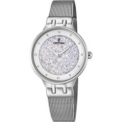Cargar imagen en el visor de la galería, RELOJ ELEGANTE PARA MUJER FESTINA MADEMOISELLE F20385/1 - PLATEADO
