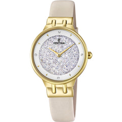 Cargar imagen en el visor de la galería, RELOJ EN CUERO PARA MUJER FESTINA MADEMOISELLE F20405/1 - CREMA

