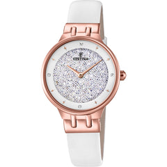 Cargar imagen en el visor de la galería, RELOJ EN CUERO PARA MUJER FESTINA MADEMOISELLE F20406/1 - BLANCO
