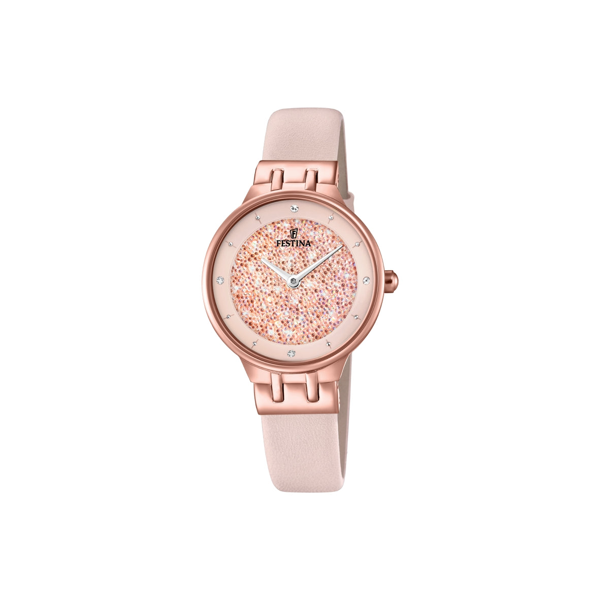 RELOJ EN CUERO PARA MUJER FESTINA MADEMOISELLE F20406/2 - ROSA