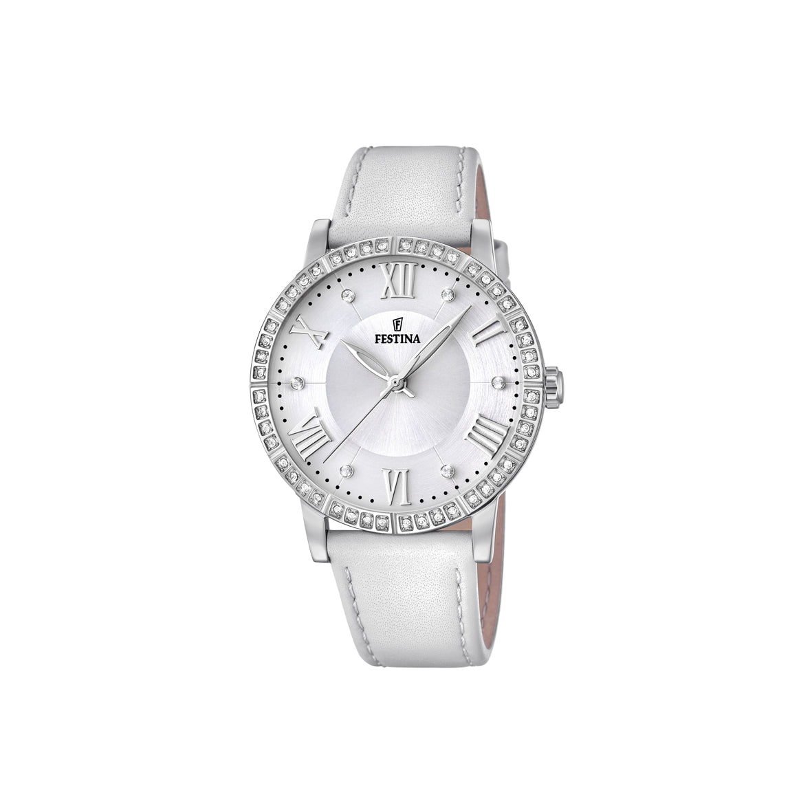 RELOJ EN CUERO PARA MUJER FESTINA BOYFRIEND F20412/1 - BLANCO