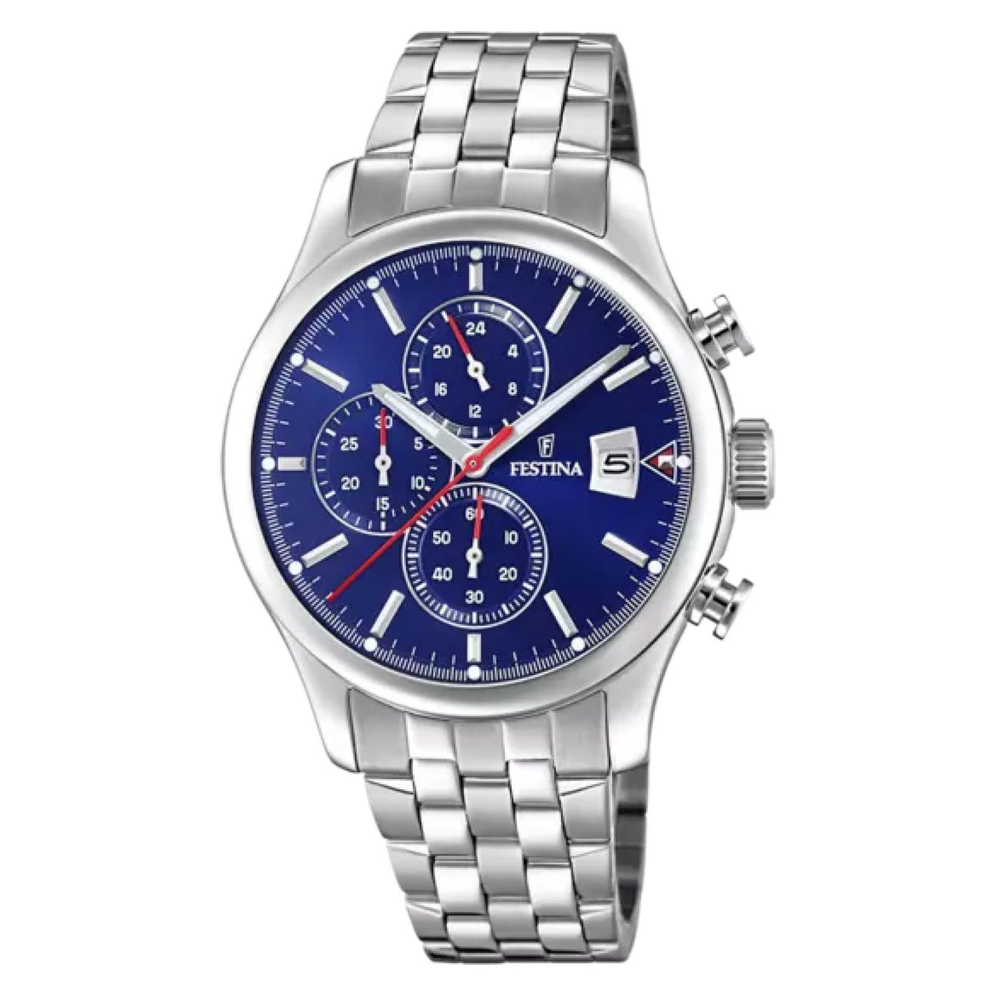 RELOJ ANÁLOGO PARA HOMBRE FESTINA TIMELESS CHRONO F20374/2 - PLATEADO