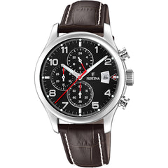 Cargar imagen en el visor de la galería, RELOJ EN CUERO PARA HOMBRE FESTINA TIMELESS CHRONO F20375/6 - MARRÓN
