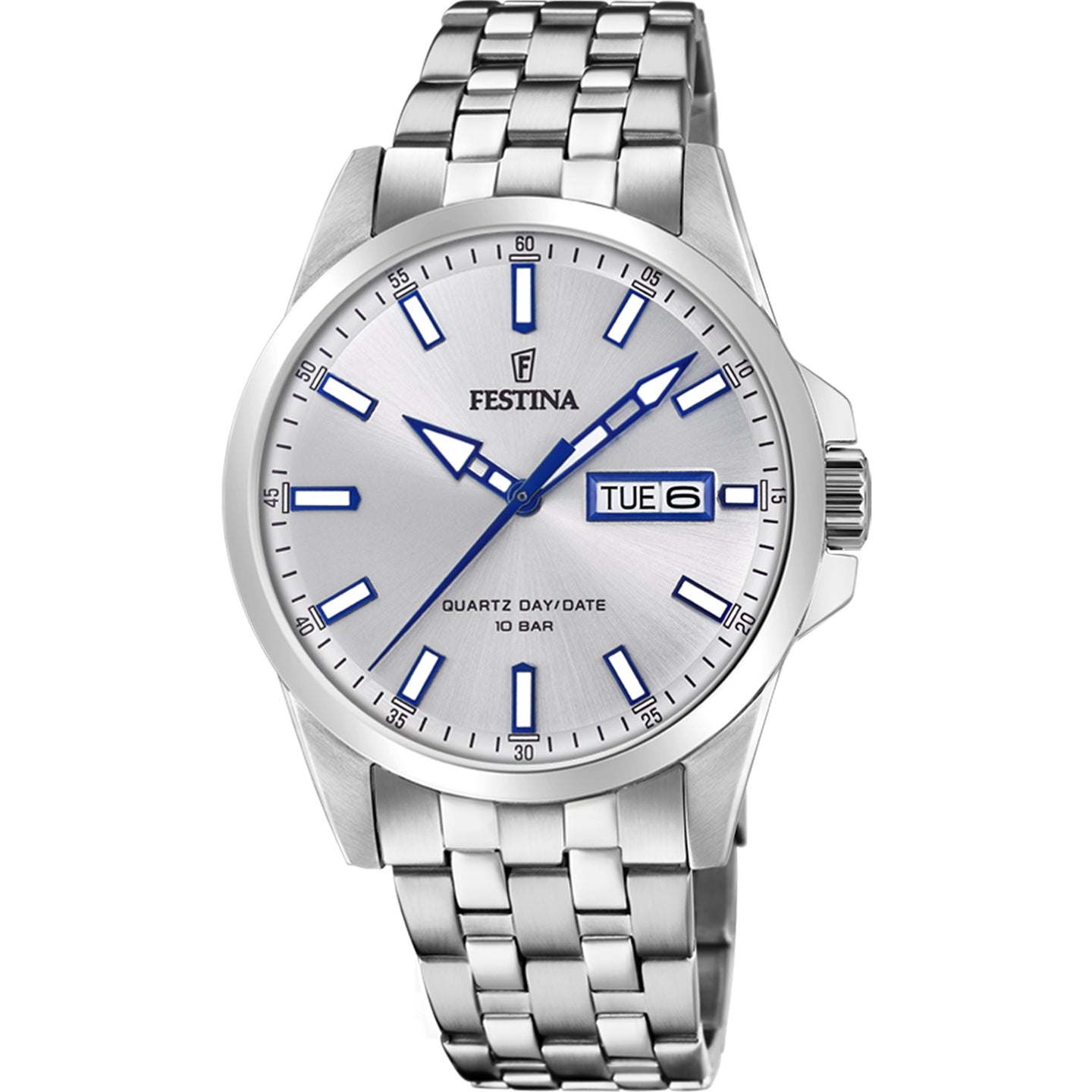 RELOJ ELEGANTE PARA HOMBRE FESTINA CLASSIC METAL F20357/1 - PLATEADO