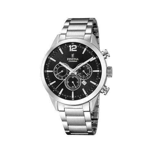 RELOJ ANÁLOGO PARA HOMBRE FESTINA TIMELESS CHRONO F20343/8 - PLATEADO