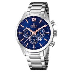 Cargar imagen en el visor de la galería, RELOJ EXCLUSIVO PARA HOMBRE FESTINA TIMELESS CHRONO F20343/9 - PLATEADO
