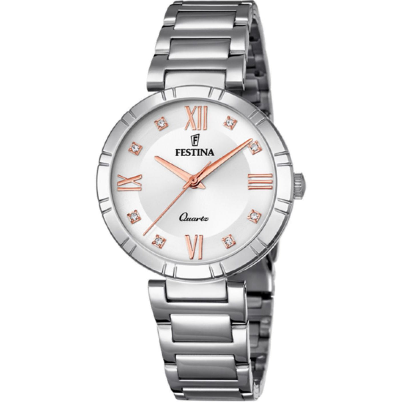 RELOJ DELICADO PARA MUJER FESTINA MADEMOISELLE F16936/B - PLATEADO