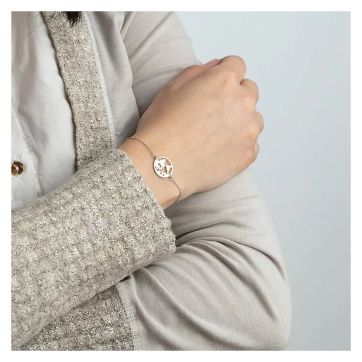 PULSERA MUNDO LOTUS SILVER IT GIRL LP1898-2/1 PLATA, MUJER