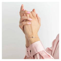 Cargar imagen en el visor de la galería, PULSERA CRUZ LOTUS SILVER TRENDY LP1918-2/1 PLATA, MUJER
