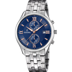 Cargar imagen en el visor de la galería, RELOJ CASUAL PARA HOMBRE FESTINA TIMELESS CHRONO F6854/6 - PLATEADO
