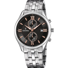 Cargar imagen en el visor de la galería, RELOJ CASUAL PARA HOMBRE FESTINA TIMELESS CHRONO F6854/7 - PLATEADO

