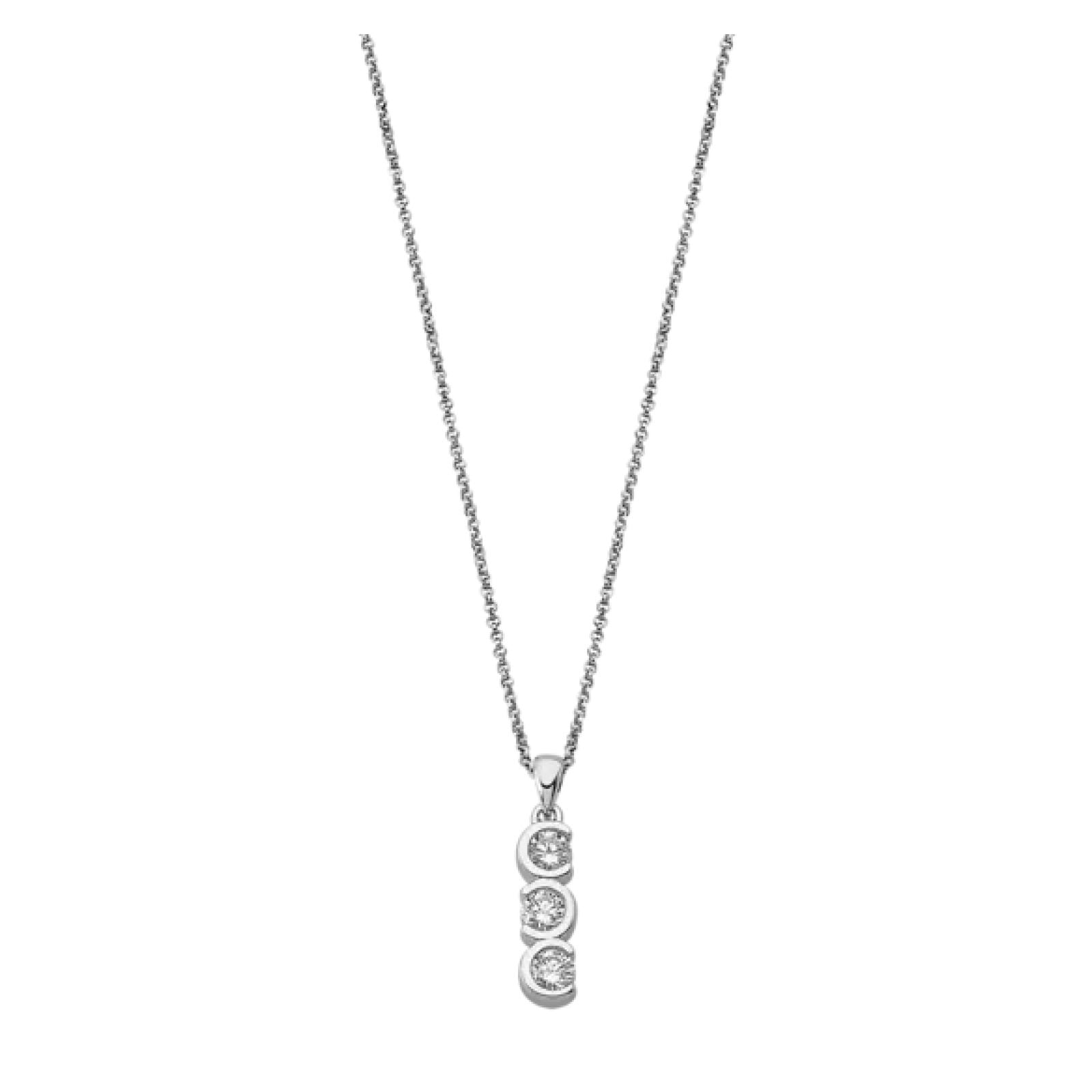COLLAR LOTUS SILVER PURE ESSENTIAL LP1785-1/1 PLATA, MUJER