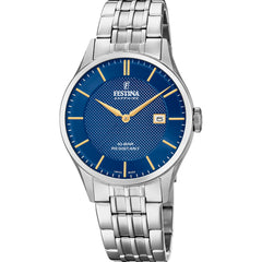 Cargar imagen en el visor de la galería, RELOJ CLASICO PARA HOMBRE FESTINA SWISS MADE F20005/3 - PLATEADO
