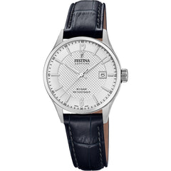 Cargar imagen en el visor de la galería, RELOJ EN CUERO PARA MUJER FESTINA SWISS MADE F20009/1 - NEGRO
