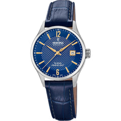 Cargar imagen en el visor de la galería, RELOJ EN CUERO PARA MUJER FESTINA SWISS MADE F20009/3 - AZUL
