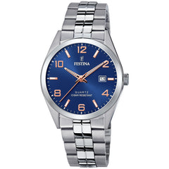 Cargar imagen en el visor de la galería, RELOJ CLASICO PARA HOMBRE FESTINA CLASSIC METAL F20437/7 - PLATEADO
