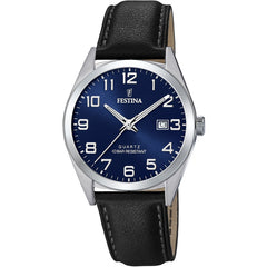 Cargar imagen en el visor de la galería, RELOJ EN CUERO PARA HOMBRE FESTINA CLASSIC METAL F20446/2 - NEGRO
