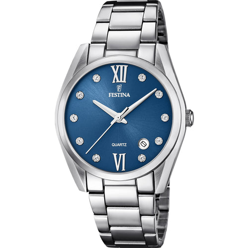 RELOJ ELEGANTE PARA MUJER FESTINA BOYFRIEND F16790/C - PLATEADO